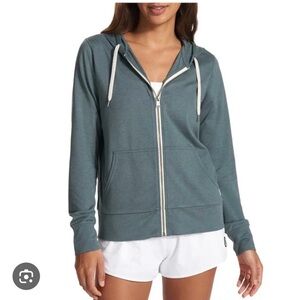 Women's Teal Zip-Up Hoodie